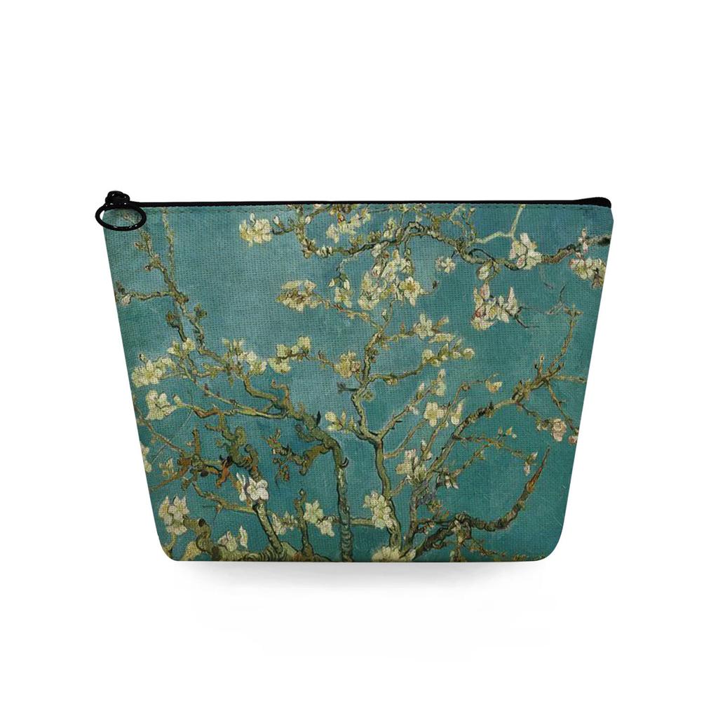 Women Oil Painting Print Cosmetic Bag Toiletries Organize Travel Storage Case 6861