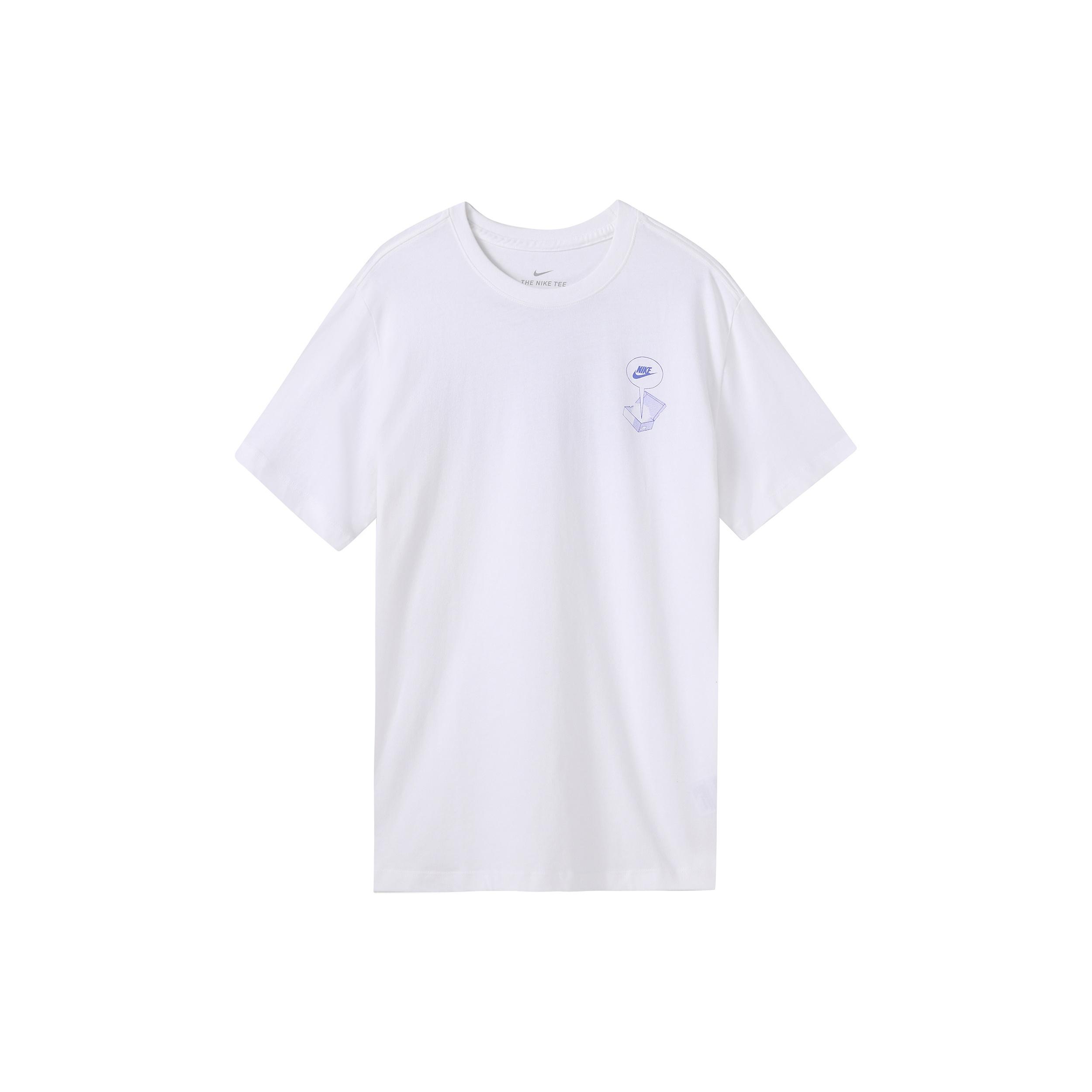 Nike AS Men s Nike Sportswear Tee Printed Short Sleeve TEE White CT6869-100 S