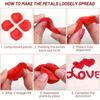 1 pièce 1000 pièces/paquet Pétales de Fleurs Artificielles | Roses de Mariage Roses Artificielles Pour Fiançailles Demande en Mariage Et Saint-Valentin Fabriqués en Plastique
