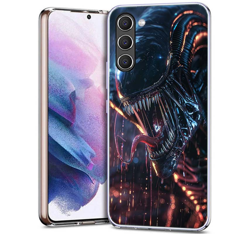 COOL A-Alien Xenomorph Phone Case for Samsung A54 A14 A24 A34 A17 A37 A57 A55 A35 A25 A15 A13 A23 A33 A53 A07 A05S A04S A03 A73