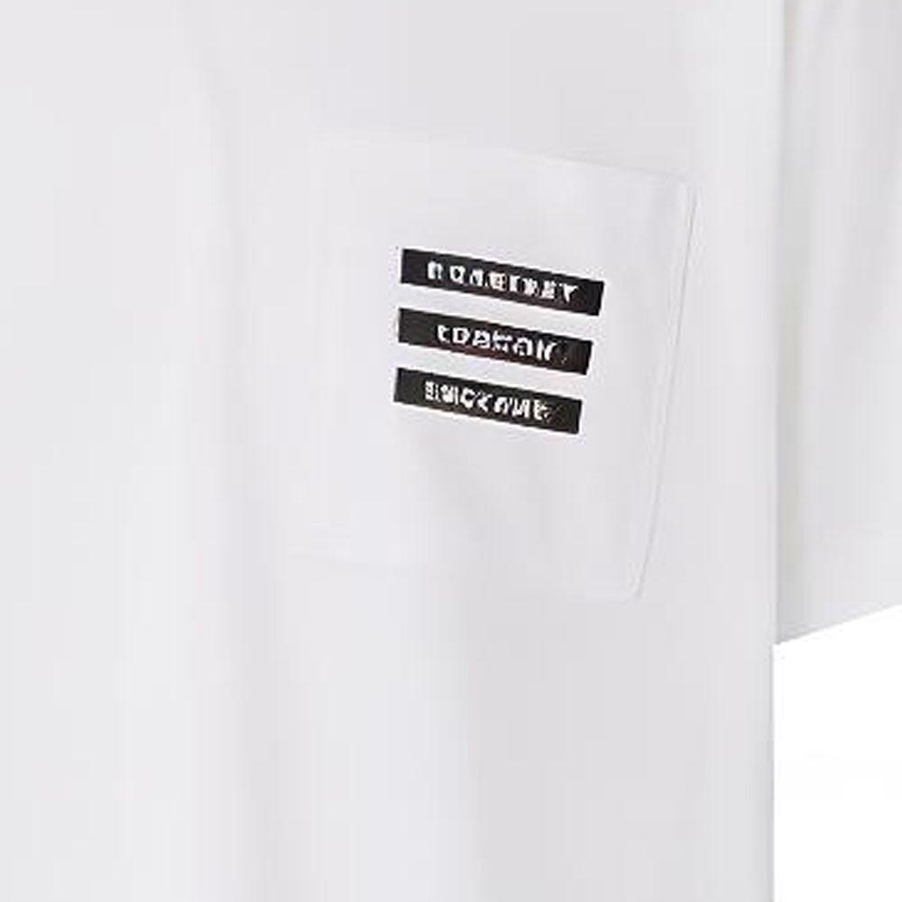 Burberry T Shirts Men's White Crew Neck Moderate Straight Fit 80439731