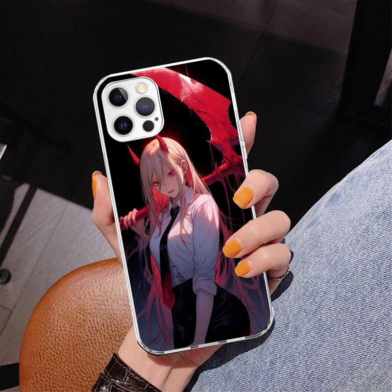 C-Chainsaw Mans Power Phone Case For iPhone 13 12 Mini 11 Pro Max XS XR X SE 7 8 Plus 5S 5 6S 6 Gift Print Cover Fundas