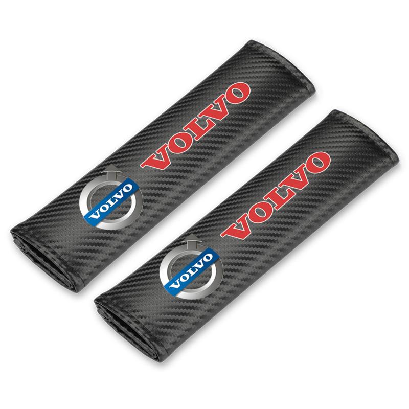 2pcs Cotton flannel carbon fiber protection Cover case For Volvo XC60 XC90 S60 V50 V60  V70 V90 S90 Accessories