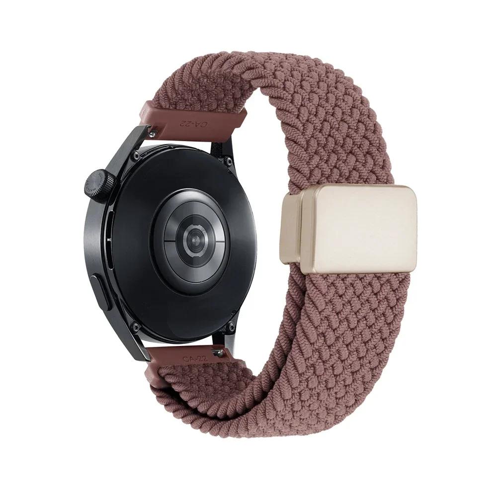 20mm 22mm Braided Strap For HUAWEI WATCH GT 5 Pro 46mm Loop Band GT5 GT 4 3 42mm HONOR Magic Watch 4 GS Pro ES Nylon Bracelet