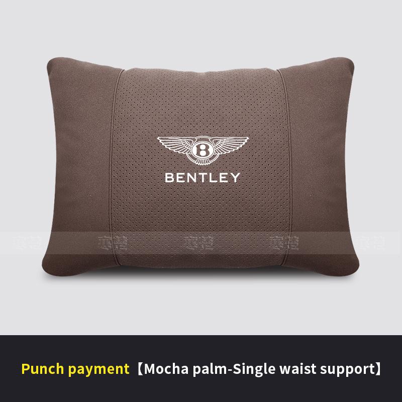 For Bentley Continental GT MULLINER Bentayga Flying Hurtling Spurlogo Car Headrest Neck Support Lumbar Cushion Soft Neck Pillow