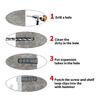 Set Of 20 Ceiling Hooks Hanging Lamp Hooks Plant Hanger Hooks Multipurpose for Easy  Installation Of Hanging Items