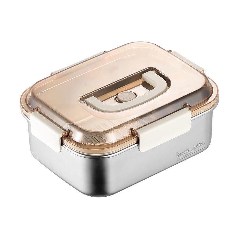 Shengjia 304 Stainless Steel Microwaveable Lunch Container with Handle