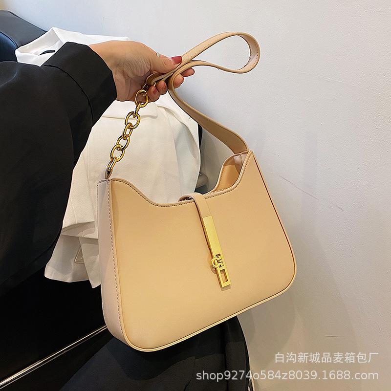 Spring popular shoulder bag, niche design, fashionable underarm bag, women's bag, 2025 new trendy foreign crossbody bag