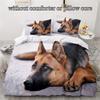 German Shepherd Printed Duvet Set Comfort Animal Digital Printed Four Seasons Bedding Set