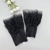 Girls Lace Cuffs Gothic Gloves Steampunk Wrist Cuff Cosplay Accessory for Womens Wedding Party Dress