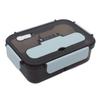 2 Compartments Bento Boxes 1100ml Large Capacity Bento Lunch Box for Student Workers Home School
