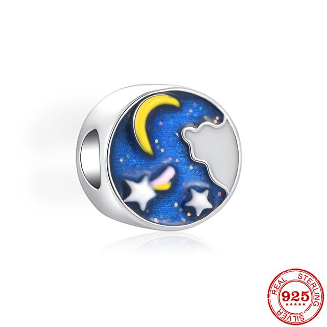 

Подходит для оригинального модного браслета-подвески из стерлингового серебра 925 пробы с котом, кулоном в виде хвоста кита, подвеска, подвеска из бисера, изготовление ювелирных изделий своими руками Berloque