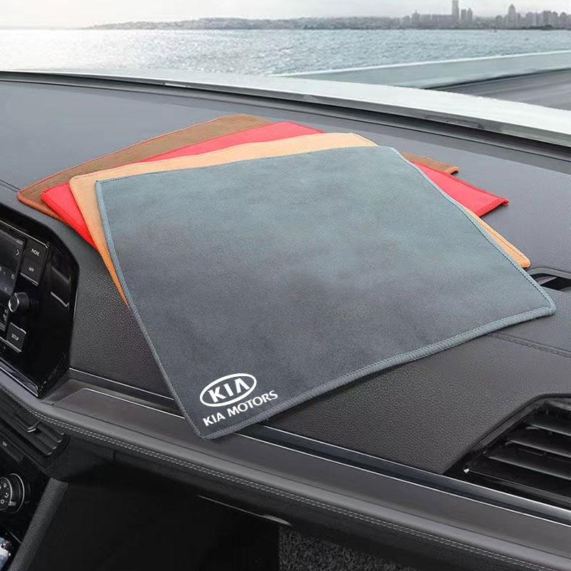 2026 Heißes Autoaufkleber Auto Waschen Mikrofaser Handtuch Reinigungs Trockentuch für KIA sportage ceed sorento cerato optima picanto rio sou