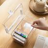 Transparents Desktop Organizers Box Desktop Storage Rack for Pills Cards Makeup and Office Supply