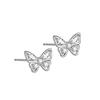 Small Butterfly Stud Earrings New Design Super Flash Gentle Earrings Ins Exquisite Versatile Earrings