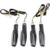 4 X Universal Motorcycle Turn Signal Indicators Blinkers Flashers HB058