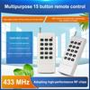 315/433MHz Long Distance Transmitter Receiver RF Wireless Remote Controller Wireless RF Remote Control Learning Code Transmitter