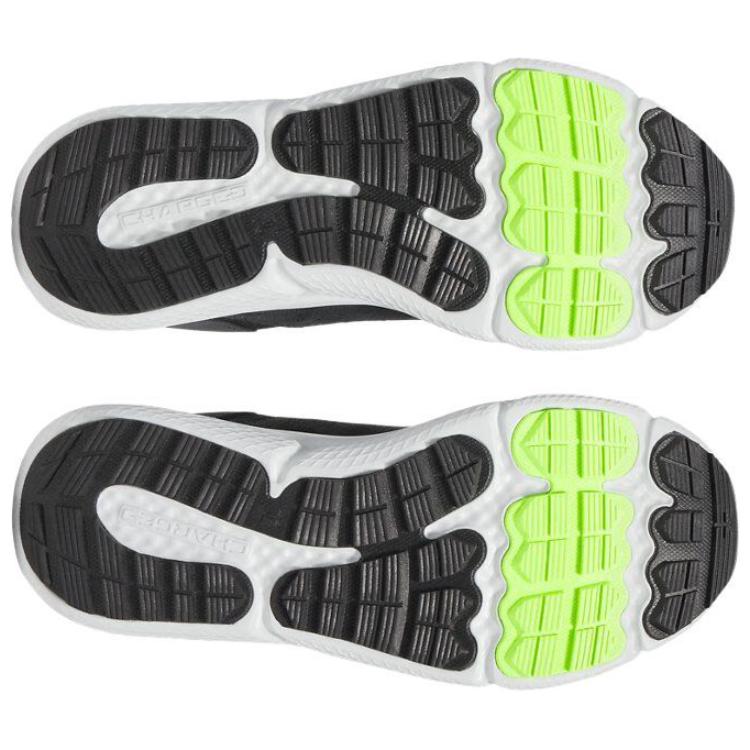 Under Armour Charged Verssert 2 Black Hyper Green Men Sneakers Anthracite 3027178-004