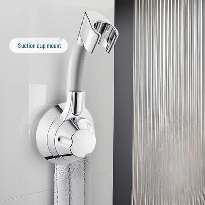 Adjustable No-Drill Shower Head Holder