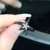 2024 Gothic Unisex Star Ring Set Punk Grunge Cross Star Woman Man Jewelry Hip Hop Party Street Ring Accessories New Gift