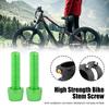 6Pcs Stainless Steel Bike Stem Bolt Heavy Duty Metal Colorful BMX MTB Road Mountain Bicycle Stem Screw Cycling Bike Accessories