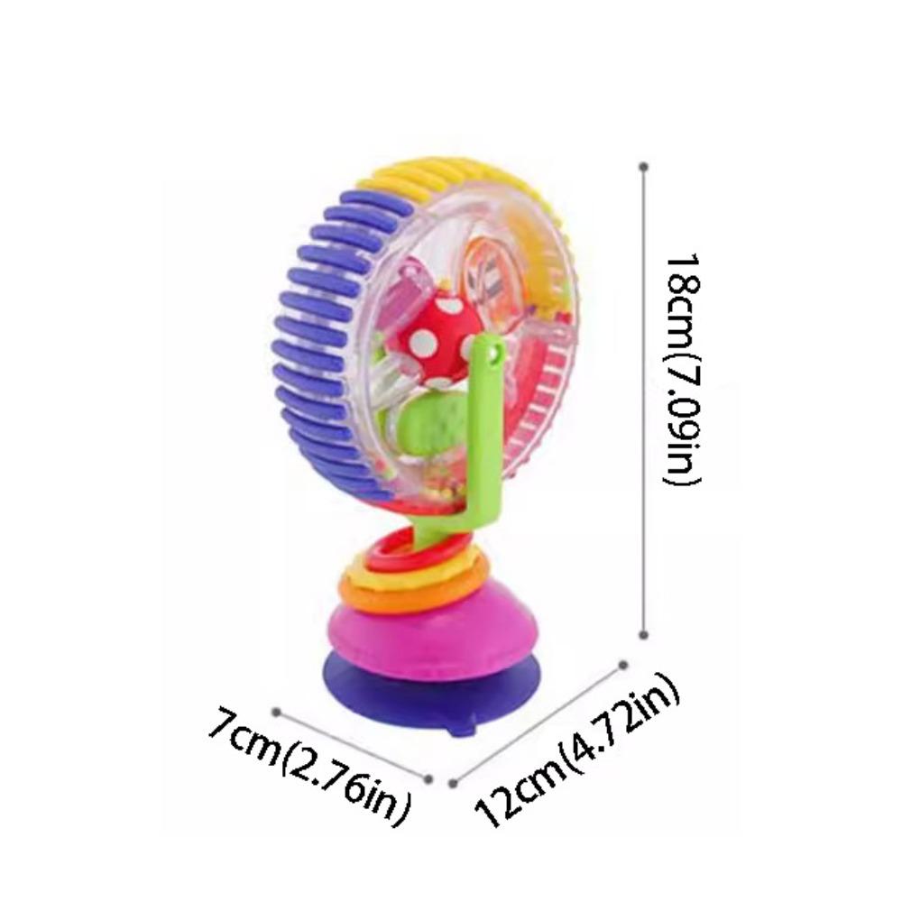 Small Size Baby Toy Suction Cup Montessori Rattle Multi-Sensory Multi-Sensory Ball  Infant