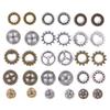 100Pcs Antique Steampunk Mini Wheel Gear Charms Pendant Diy Jewelry Making Craft