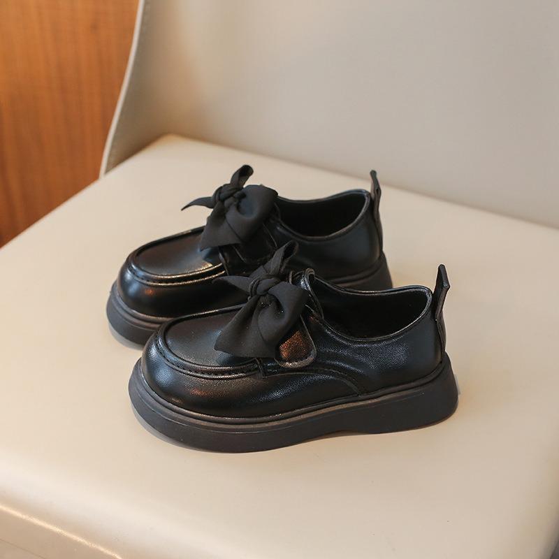 Kids Girls Princess Leather Shoes British Style Soft Sole Casual Low Top Flats
