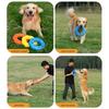 Disco Volador de Anilla de Tracción TPR Duradero Juguete para Perros Ligero Suave Interactivo para Exteriores Entrenamiento Molienda de Dientes Juguete para Masticar Para Perros Medianos Suministro de Juego de Buscar para Mascotas