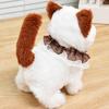 Giocattolo Elettrico Gatto Peluche Interattivo Camminante Scodinzolante Annodante Miagolante Giocattolo Gattino Fatto a Mano per Bambini Piccoli Educativo Simulazione Giocattolo Animale di Peluche