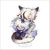 10CM Anime  Genshin Impact  Figure Stand Model Arlecchino Cute Desk Decor Standing Sign Gifts