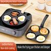 1PC 4-in-1 Cast Iron Egg Cooker, Non-stick Single-handle Frying Pan, Multi-purpose Kitchen Gadget