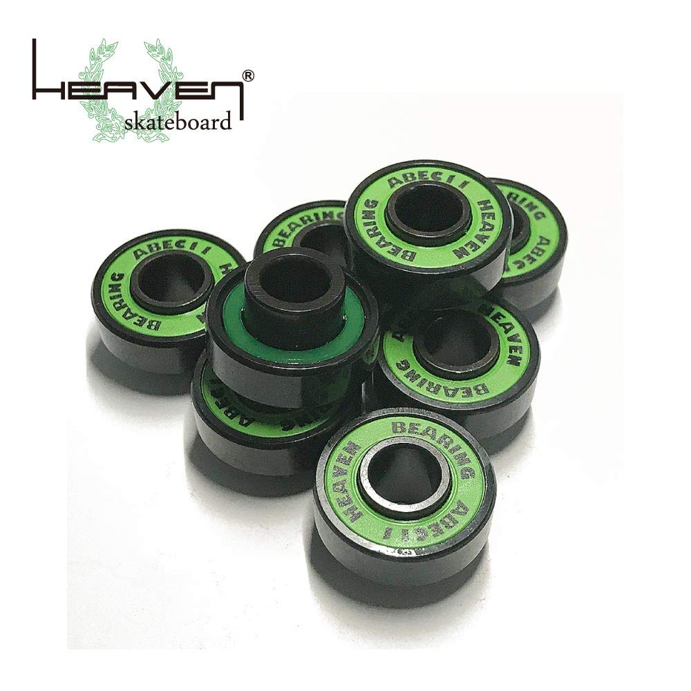 HEAVEN SKATEBOARD Skateboard ABEC11 Set of for and HEAVEN SKATEBOARD Bearings, Built-in Bearings, 8, Skateboards, Sk8, SKATEBOARDs, High-Speed