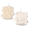 Creative 2 In 1 Bath Ball Towel Double-sided Drawstring Closure Bath Flower Ball Non-scattered Non-loose Shower Mesh Ball Home