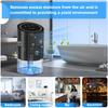 700ml Mini Dehumidifier for Home, Quiet Portable Moisture Absorber with 7-Color Night Light, Compact for Bedroom Wardrobe Closet