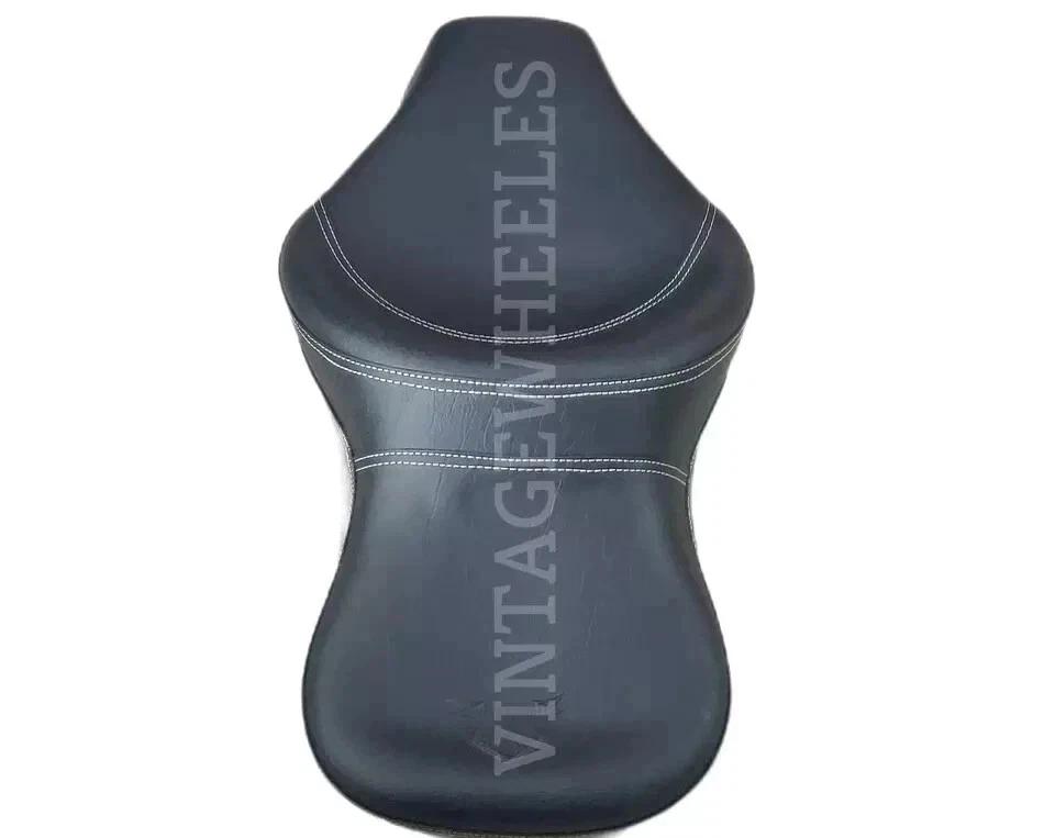 Super Low Style Cushioned Dual Seat Fits For Royal Enfield Interceptor 650cc