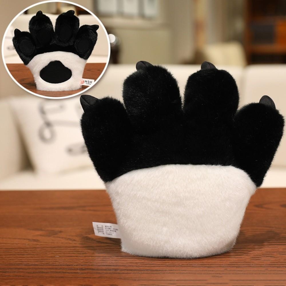 Simulated Faux Tiger Paw Gloves Furry Texture Bear Paw Plush Gloves Photography Studio