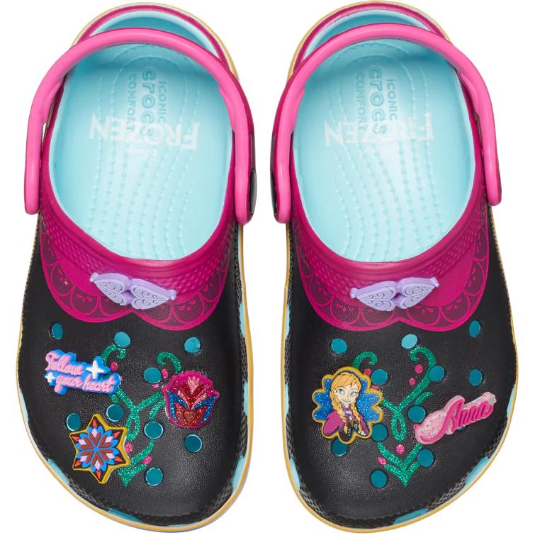 Crocs Classic Clog Fashionable Comfortable Non-Slip Durable Low-Top Sandals Kids Sandals Blue Black Purple 210505-90H
