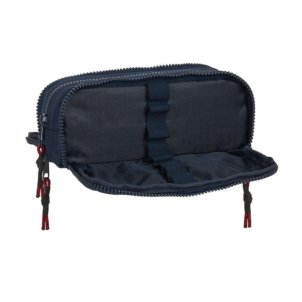 FC Barcelona Triple Pencil Case 812225929 Navy Blue