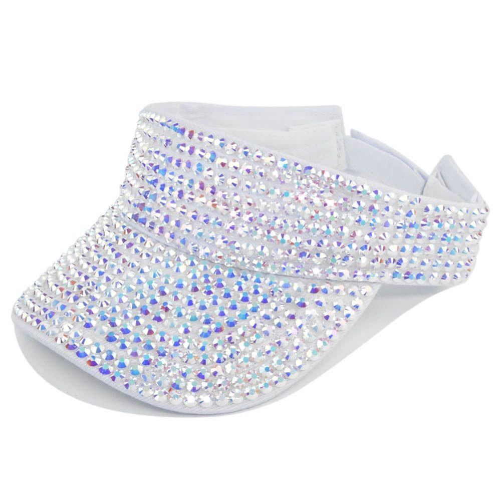 Beach  Hats Luxury Sports Cap Empty Top Baseball Caps Women cap Rhinestone Hats Korean Style Hats