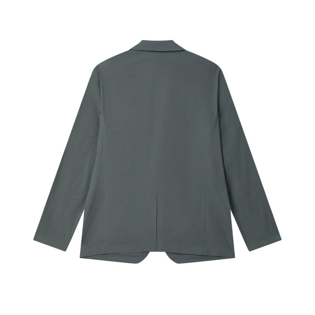 Fila Blue Series High-End Business Loose Casual Knit Long Sleeve Suit Men Suits Seasonal-Gray F11M522502F-DY