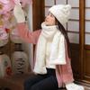Women's Winter Japanese Style Hat, Scarf & Gloves Set