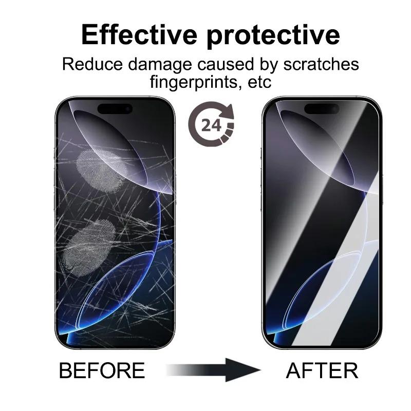 Protetores de tela de alta definição para iPhone 17 Air 17Pro 17 ProMax 9H Dureza Vidro temperado à prova de arranhões para iPhone 17