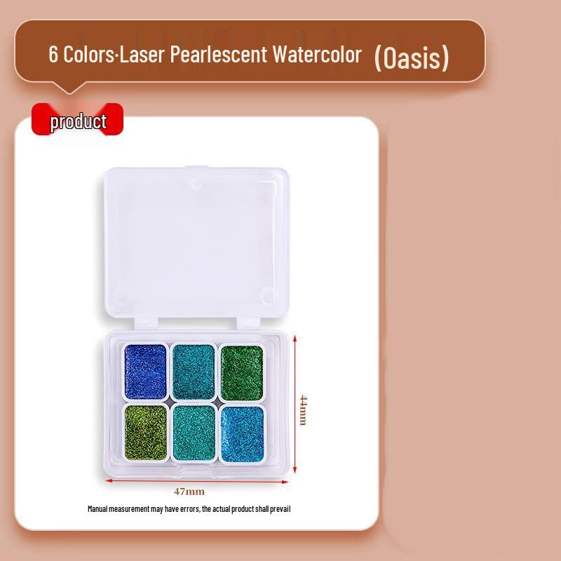 Pearlescent Dunhuang Gold Watercolor Set: 60 Colors for Painting & Nail Art