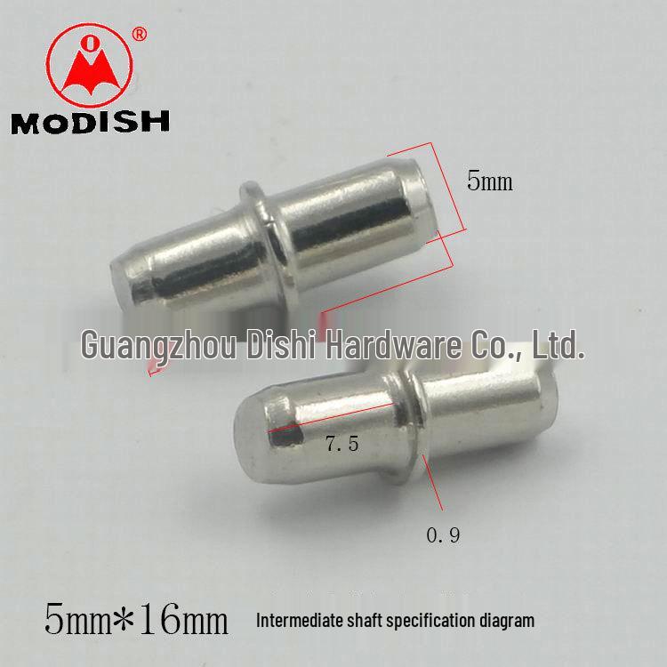 5*16 Transition Shaft Shelf Support Iron Plate Nail Partition Pin for Cabinet Doors