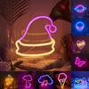 Whimsical Led Butterfly Alien Planet Night Light Charming Neon Decorative Lamp