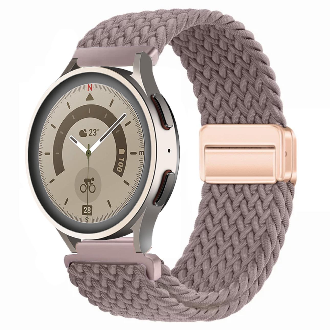 

Совместимый нейлоновый плетеный магнитный ремешок для Huawei GT4 и Samsung Watch6 (20 мм/22 мм) 20mm custom for Huawei/Samsung