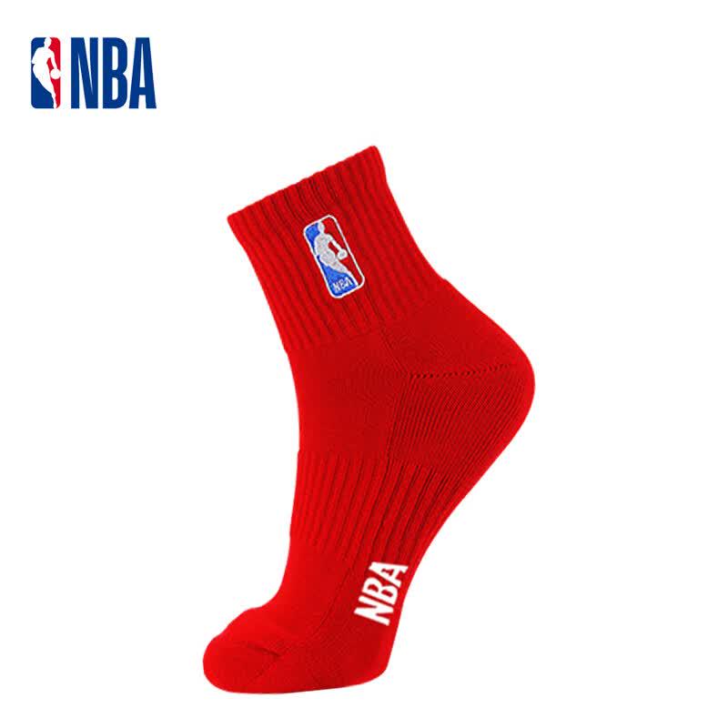 NBA Auspicious Red Mid-Calf Sports Socks