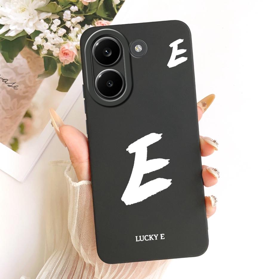 For Xiaomi Redmi Turbo 5 Max Case Luxury Lucky Letters Cover Soft TPU Matte Phone Case For Redmi Turbo 5 Turbo5 Max Fundas Coque