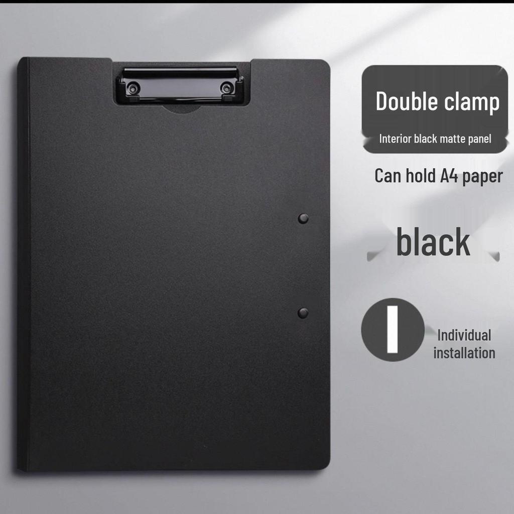Double Clip Writing Board with Storage for A3/A4 Documents - Ideal for Students & Office Use